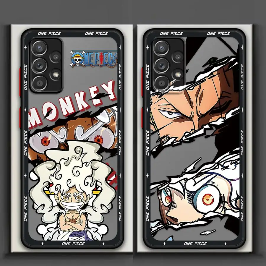 O-neS P-ieceS LuffyS ZoroS Phone Cover Case for Samsung Galaxy A56 A55 A53 A14 A23 A17 A52 A54 A52S A16 A15 A35 A72 A73 A33 A34