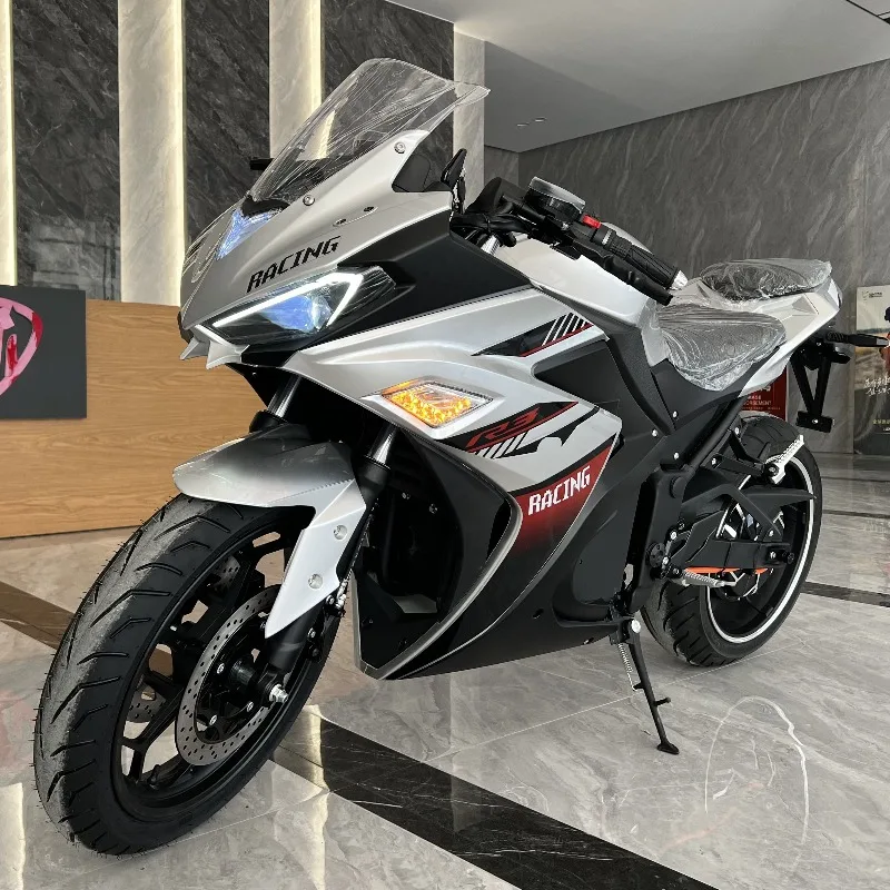 

2025 New Style Factory Hot Sale V6 Lithium Battery 3000W Motorcycle Electric 72v Electric Motorcycle