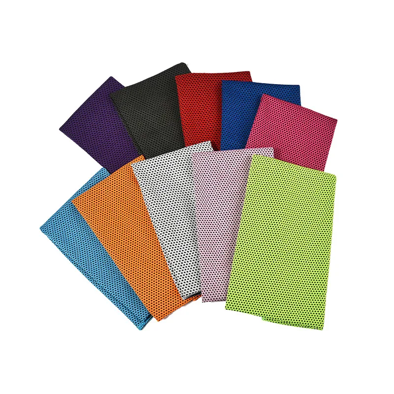 1-10pcs Cooling Towel Instant Relief Microfiber Cool Towels Chilling Neck Wrap Ice Cold Rags Sports Fitness Camping Hiking