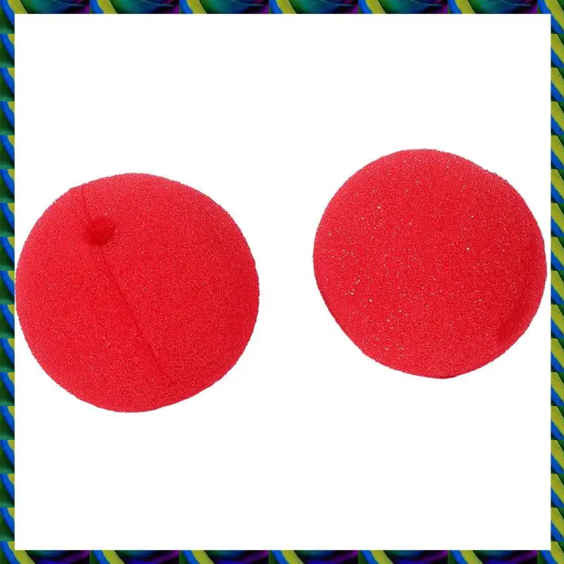 Setiap Hari 50 Buah Hidung Badut Spons Bola Merah Menggemaskan untuk Dekorasi Pesta Pernikahan Gaun Ajaib Kostum Halloween Natal