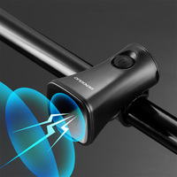 Electronic Bicycle Bell 120dB Cycling Horn Loud Bicycle Handlebar Alarm Ring Bell 5 Sound Modes Cycling Scooter Bike Accessories