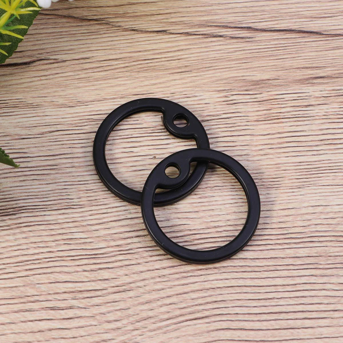 Baluue Pet Tag Dog Id Tag Silencers Rubber Silencers Dog Tag Silicone Dogtag Black