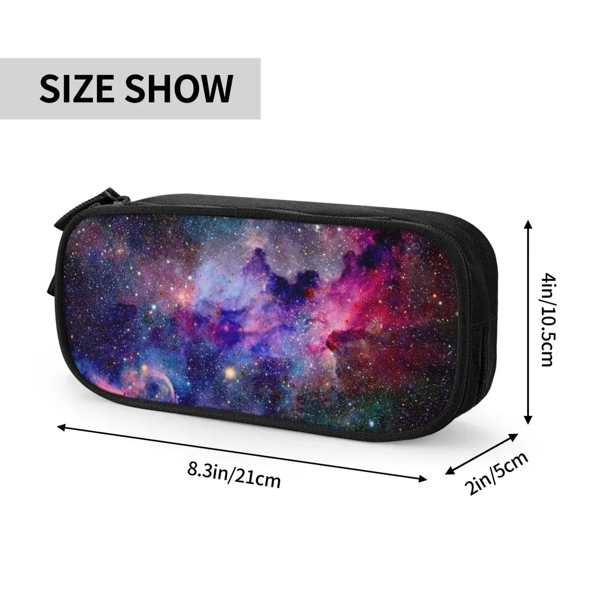 Étuis à crayons Galaxy Space Classic, porte-stylo, grand sac de rangement pour étudiants, étuis à fermeture éclair pour l'école