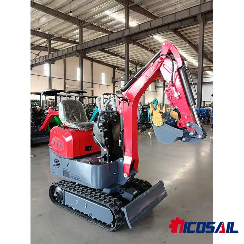 حفارة صغيرة معتمدة من مادة EPA - جودة عالية، نوع الزاحف للمزرعة والبستان والبناء الخفيف ﻿