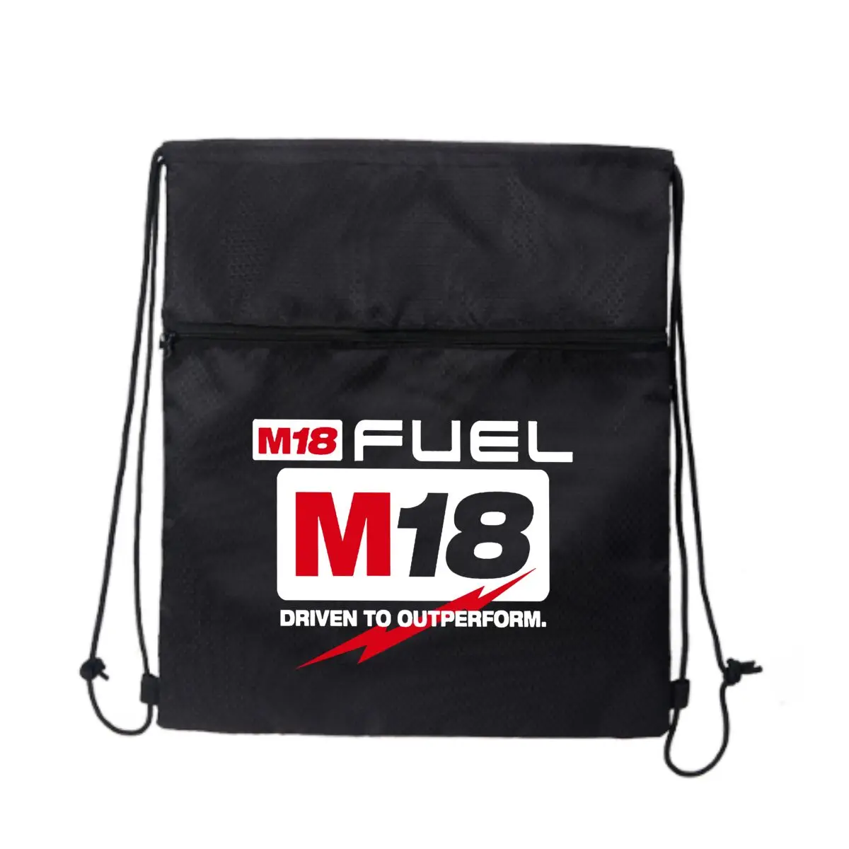 

Стильная спортивная сумка на молнии с логотипом M18 Power на шнурке: спортивный дизайн для любителей фитнеса