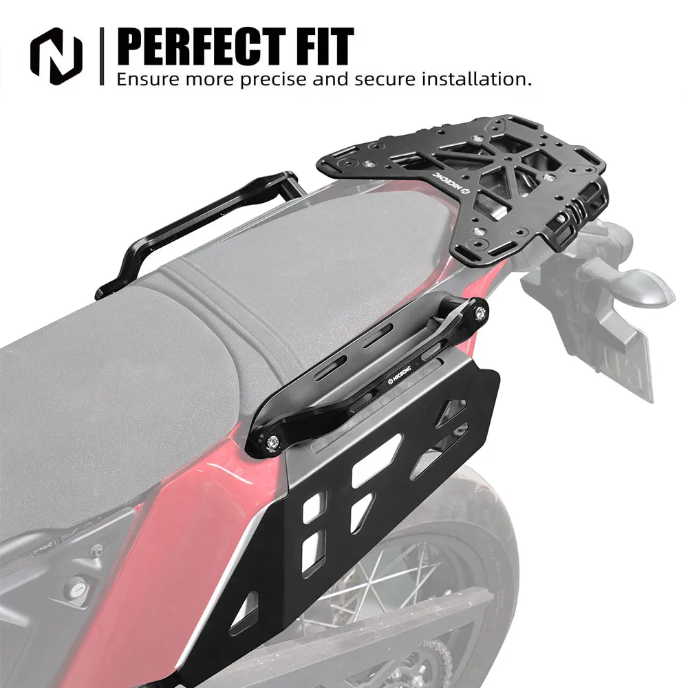 NICECNC For Yamaha Tenere 700 2019-2024 Luggage Rack Side Luggage Saddlebag Support Passenger Handle Tenere 700 Accessories