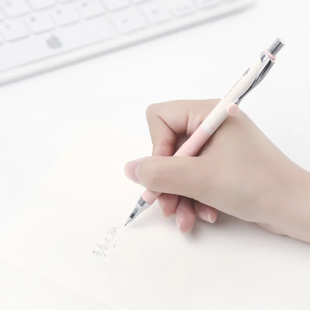 

0.3mm Mechanical Pencil Auto Pencil with Refillable Leads for Students Writers Artists Portable Clip Design Random