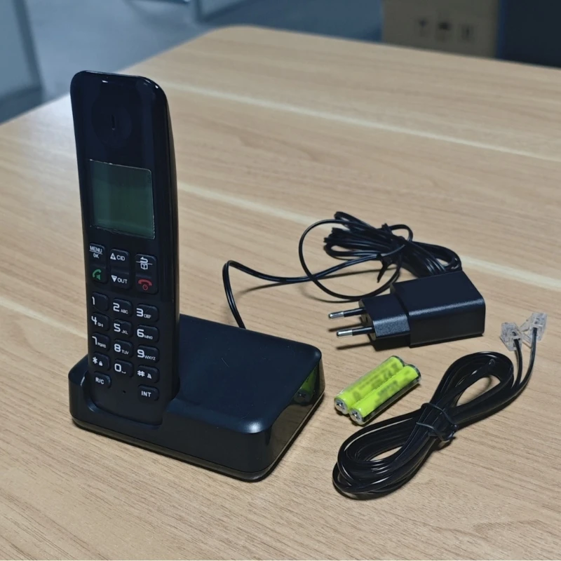 

High Definition Cordless Telephone System Mother Child Unit European Standard Port Shockproof ABS Construction F19E