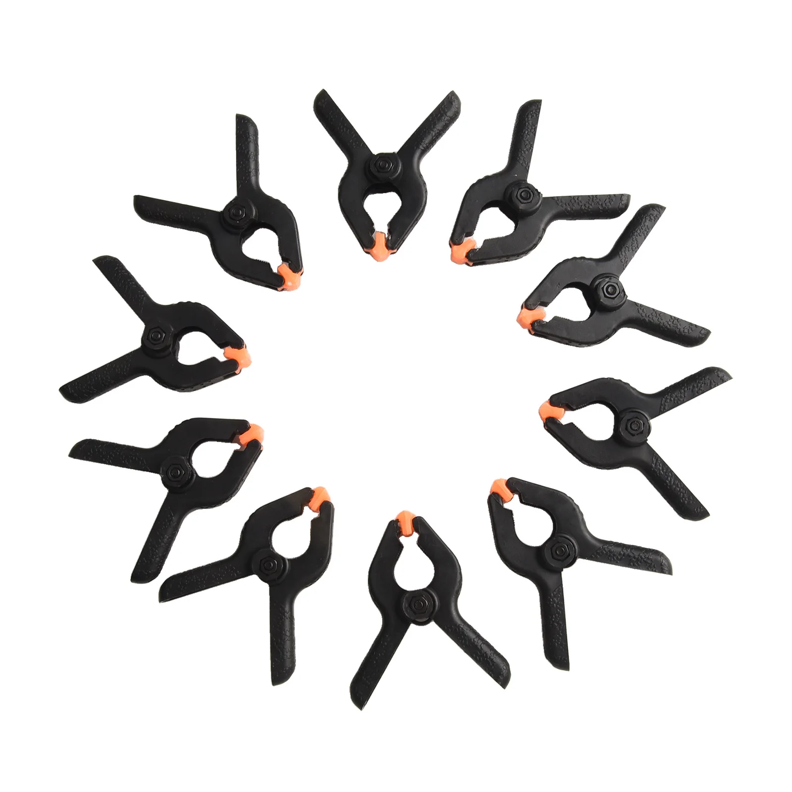 10pcs 2 Inch Heavy Duty Spring Clamps DIY Woodworking Tools Plastic Nylon Clamps For Woodworking Spring Clamps