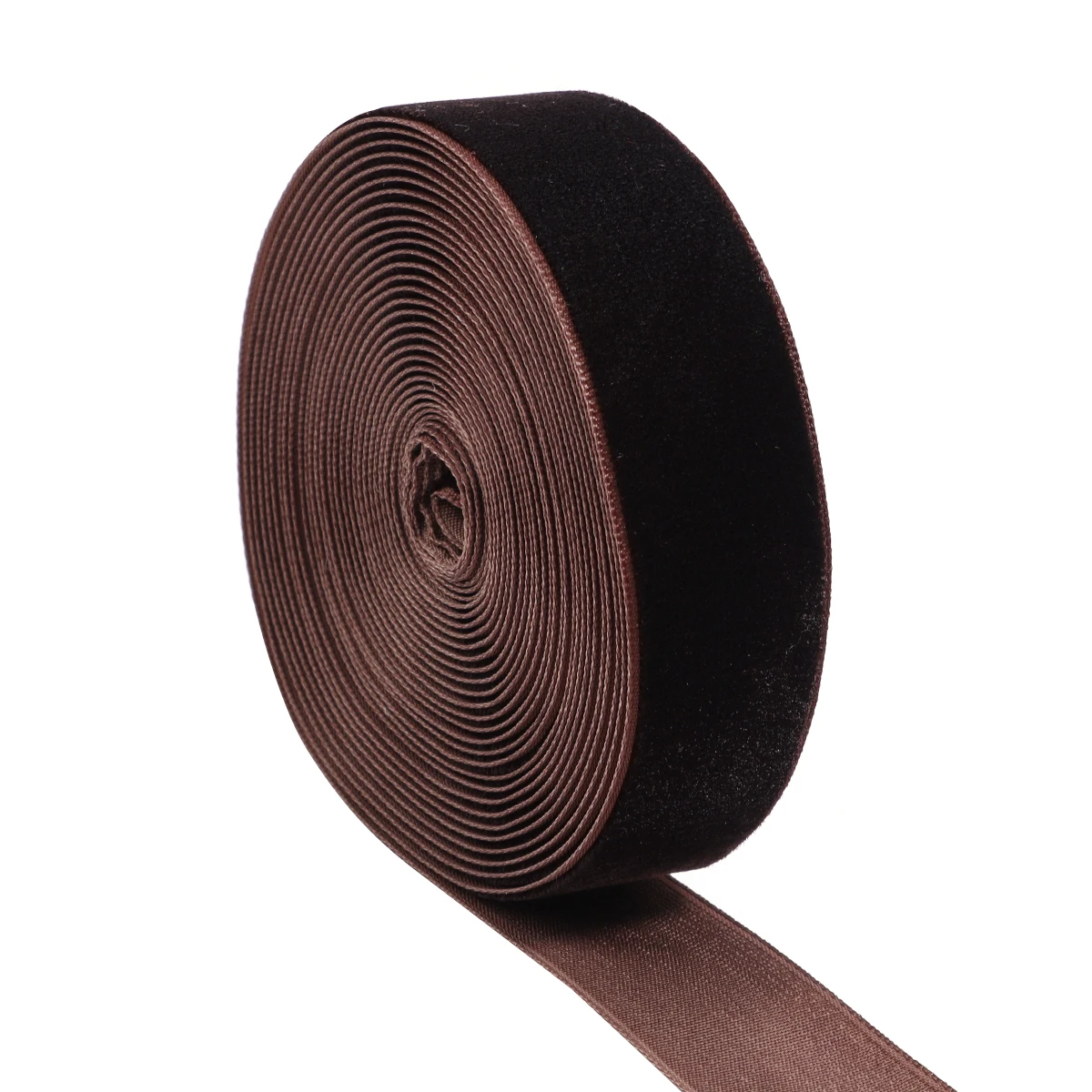 5–10 Yards/Rolle, einseitiges Samtband, weinrotes schwarzes Band für handgefertigte Geschenkstraußverpackungen, Weihnachtsfeier-Dekoration – Detail 7