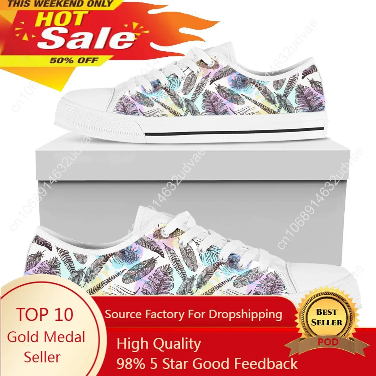 

Colorful Feather Design Teen Girls Fashion Vulcanized Shoes Women Sport Running Sneaker Purple Butterfly Design Flat Shoes