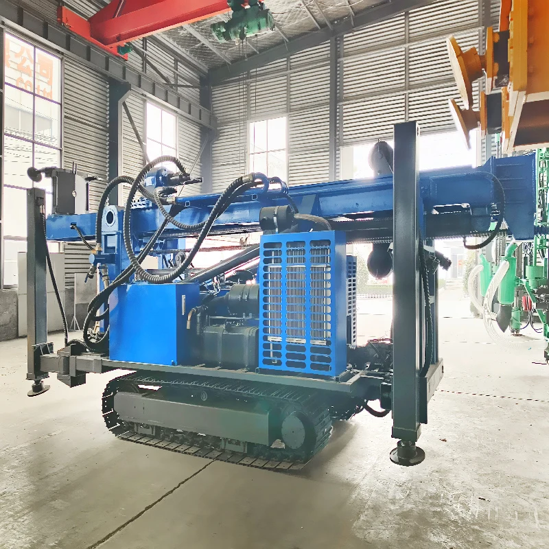 カスタマイズ可能なトップドライブJDL280採掘コアリングおよび水井戸掘削リグは、マッドポンプまたはエアコンプレッサーと併用できます。