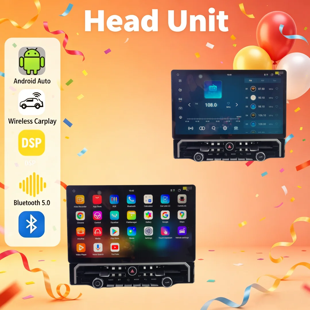 

15.6 Inch Car Radio Carplay For Toyota 4Runner 2009-2022 Android 14 Car GPS Navigation Multimedia Player Auto Stereo Head Unit