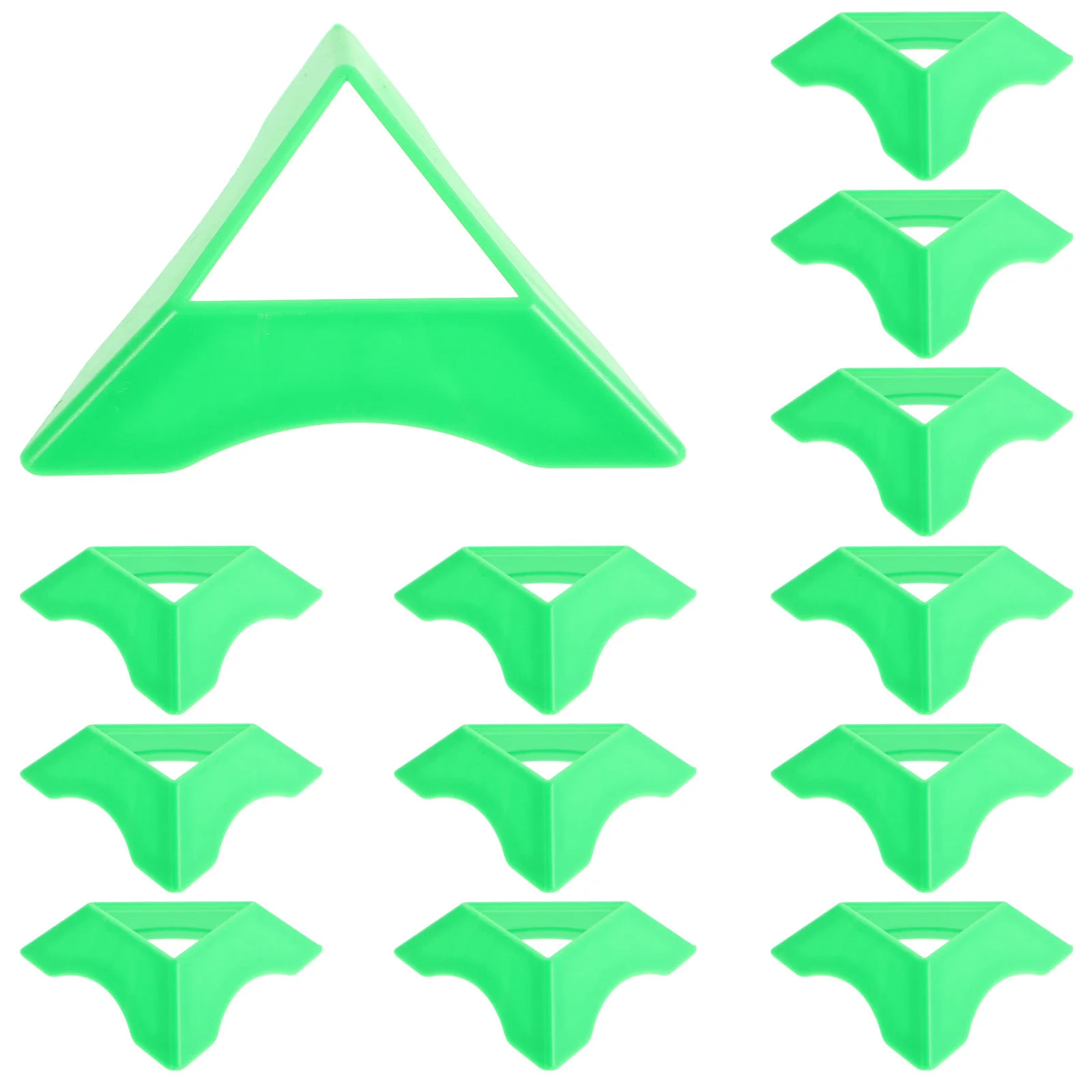 20 pz Triangolo Cubo Espositore Base Stabile Supporto Antiscivolo Per Puzzle Cubi Treppiede Piattaforma Rompicapo Gioco Organizzatore