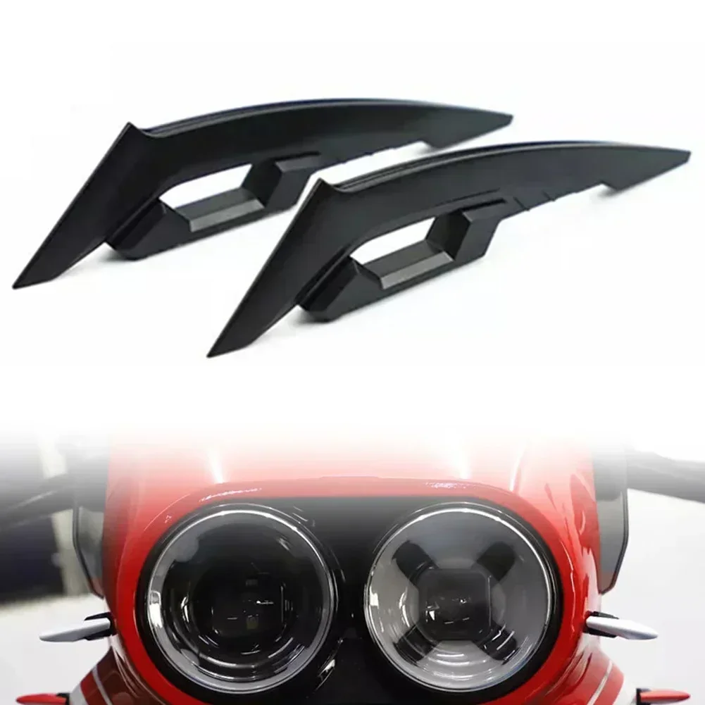 Motorbike Decoration Spoiler Wing Adhesive For Bike Customization ABS Material Anti-corrosion High Universality