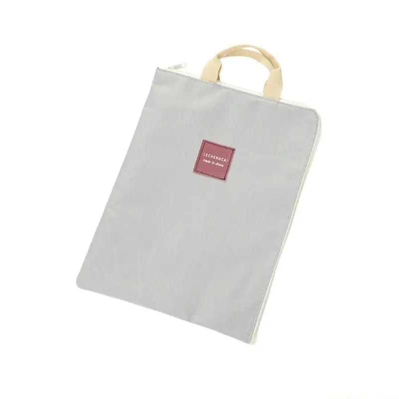 Document Wallet File Folders Zipper Bag for School Offices Storage Canvas Wallets, Zipper Wallets Zipper Lock Bag