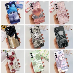 For Samsung Galaxy M14 M34 M54 5G Case Samsung Galaxy F14 F54 Cover Shockproof Liquid Soft Silicone Back Cover Luxury Fashion