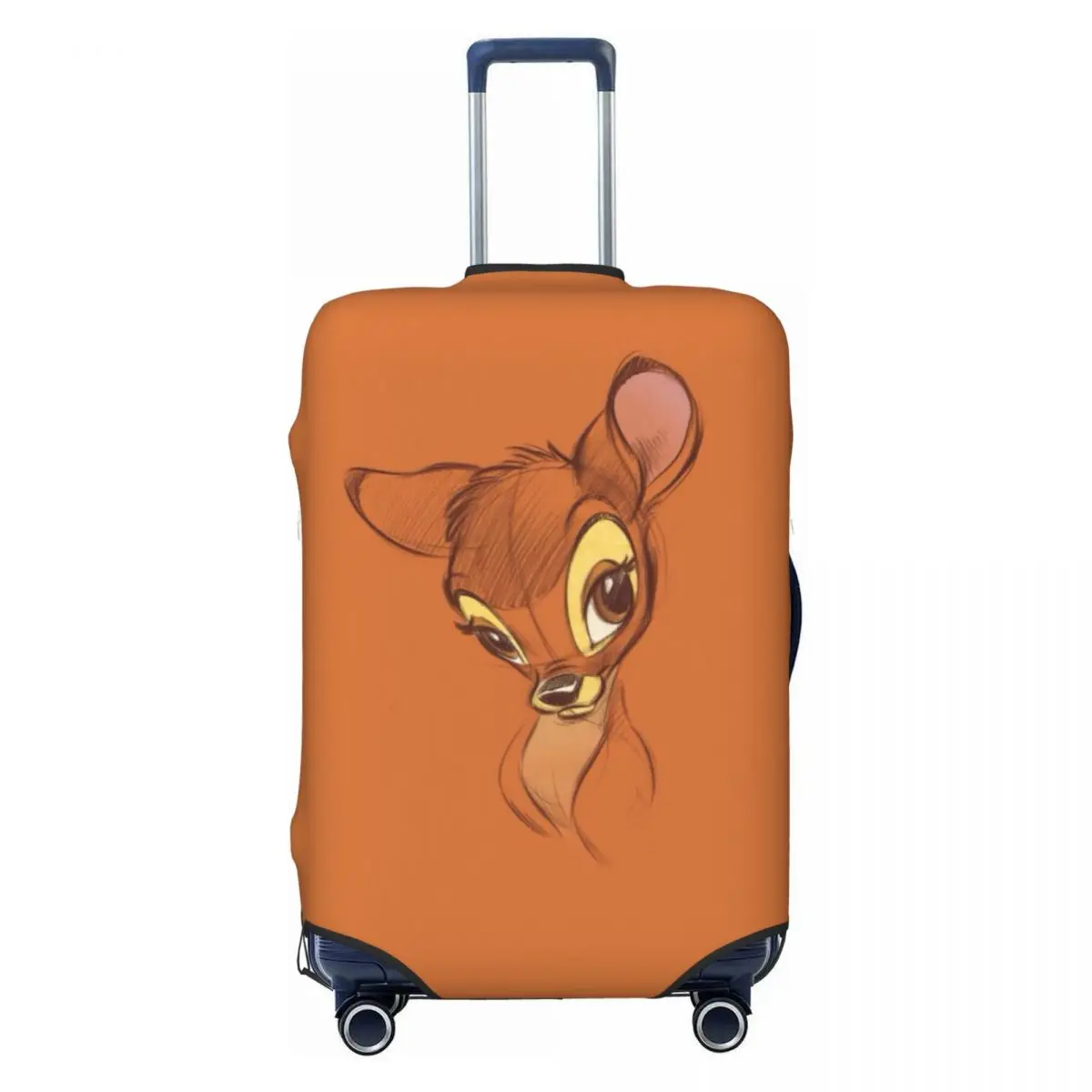 

Чехол для чемодана с изображением мультяшного Бэмби, модный защитный чехол для чемодана, подходит для чемоданов 18-32 дюймов