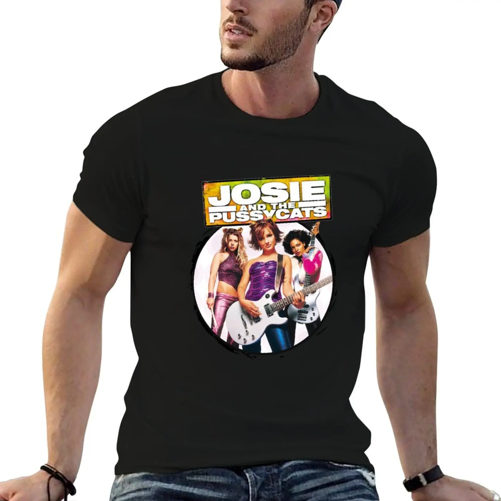 JOSIES AND THE PUSSYCATS T-Shirt korean fashion blacks cheap stuff sublime shirts men