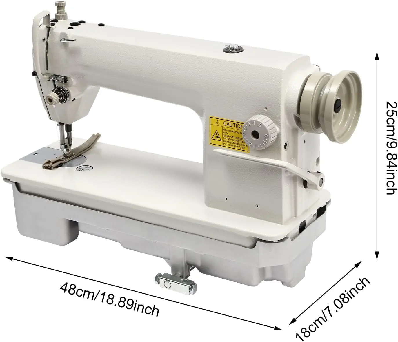 Industrial Straight Stitch Sewing Machine Commercial Grade Sewing Machine For Leather, Rubber, Canvas For The Thread Of Nylon,