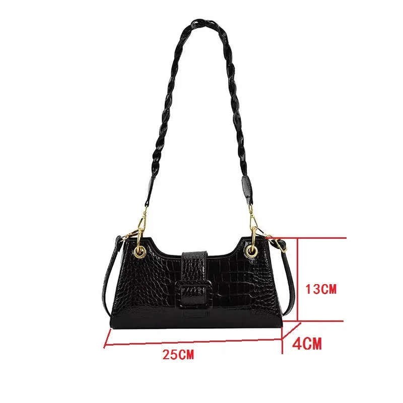 2023 New Classic Armpit Shoulder Bag French Golden Handbag Women Brand Bags Fashion Female Single Shoulder Bag Classic Clutches