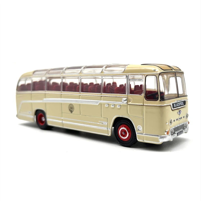 Diecast Alloy 1:76 Scale Long Distance Bus and Coach Model Adult Classic Collection Display Ornament Gift Souvenir