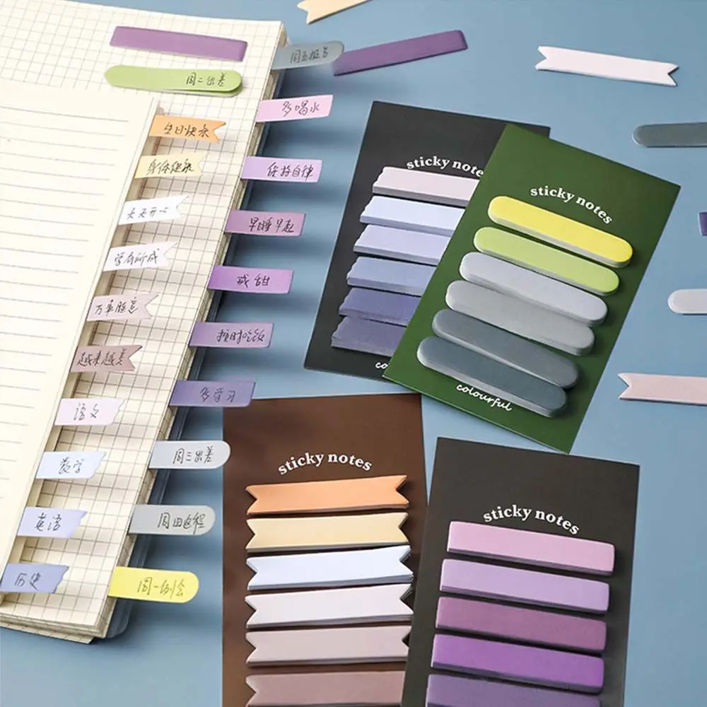1 Pc Memo Pads Sticker Paper Index Stickers Message Notes Notepad Paper Portable Writing Pads Student Stationery