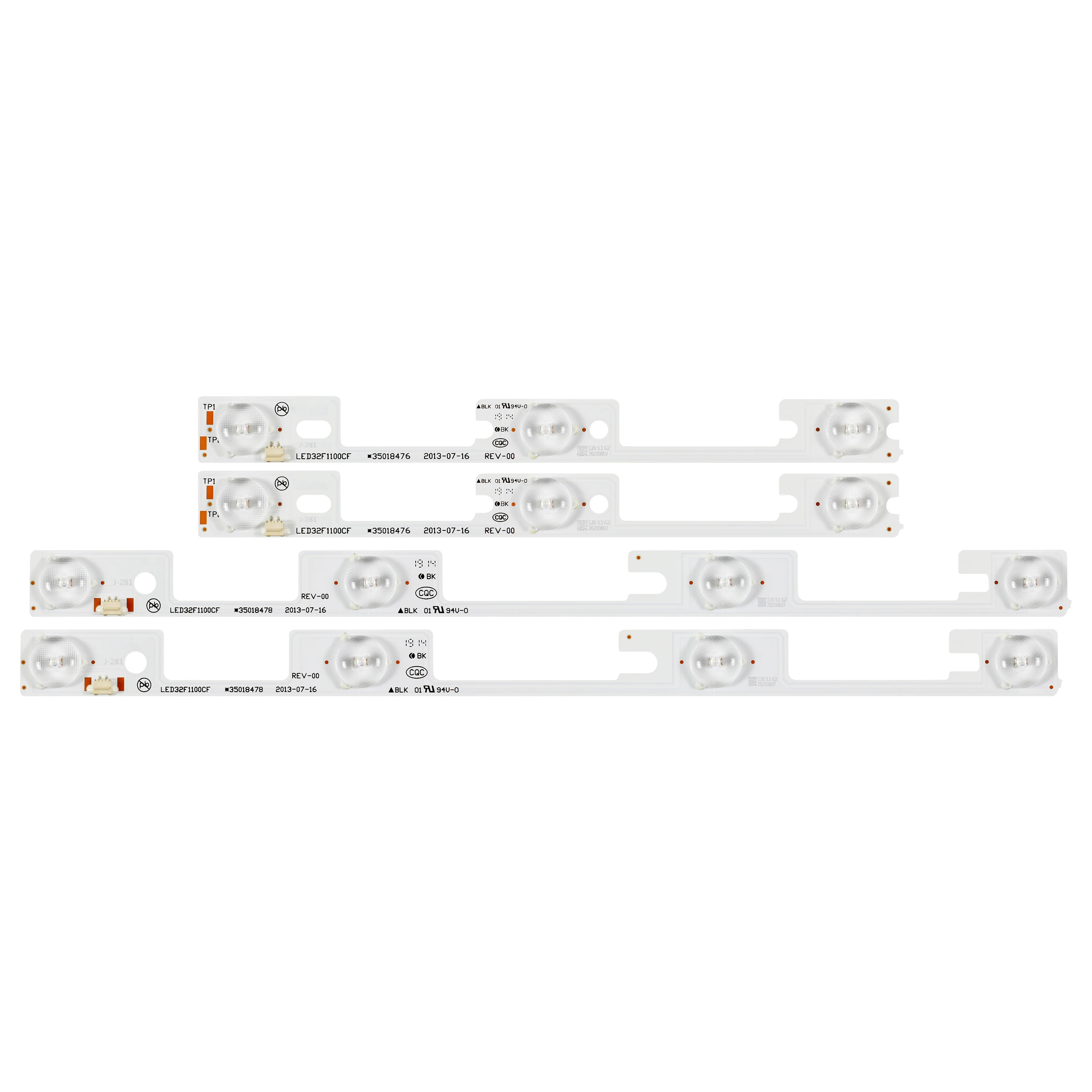 

4pcs/set LED Strip for Konka LED32F1100CF LED32F1160CF LED32B260B LED32F1170CF 35018475 35018476 35018477 35018478 35018481