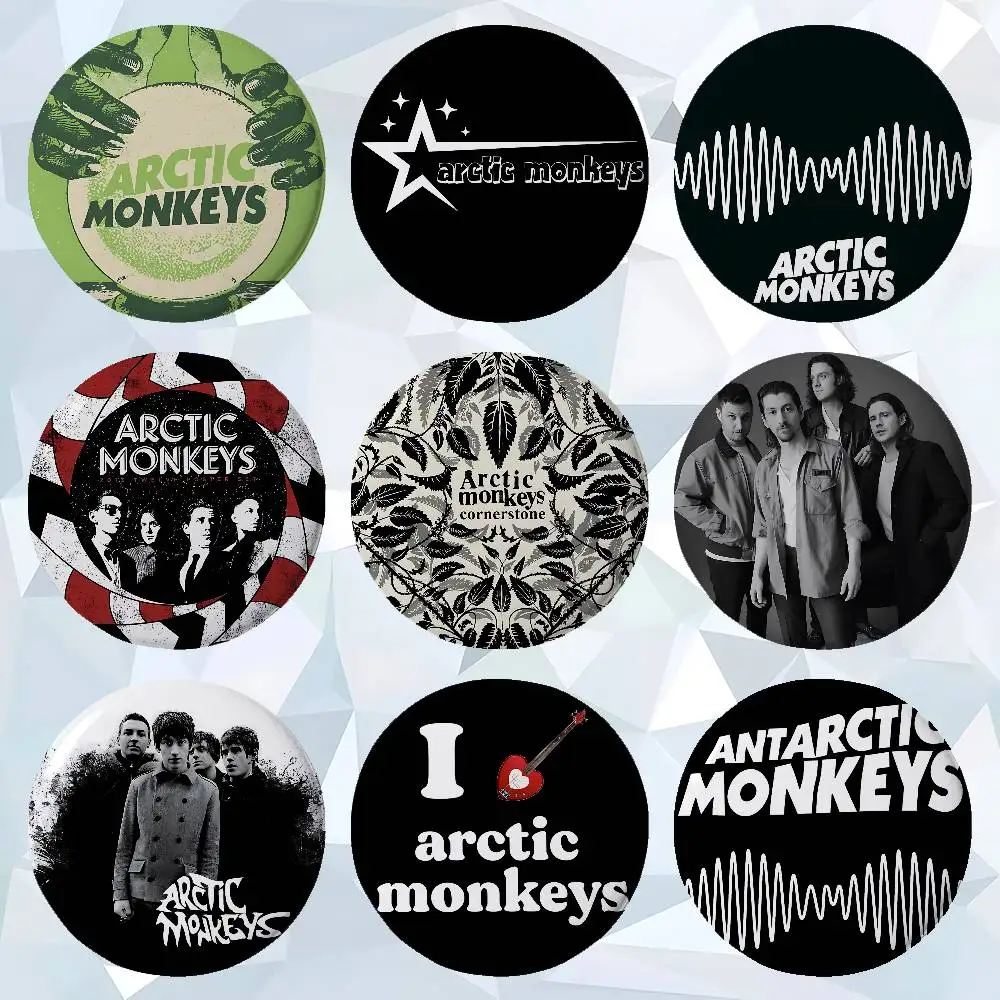 Band A-Arctic M-Monkeys Cover Brooches Funny Meme Badge Fashion Jewelry Gifts