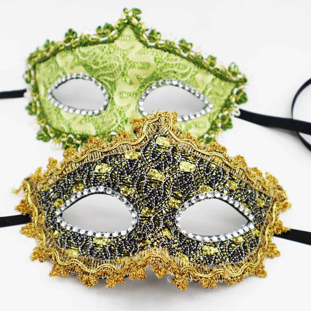 Demi-visage masque de renard mascarade vénitienne diadème masque pour les yeux Sexy noir exquis bord de dentelle masque femmes hommes décoration de fête de carnaval