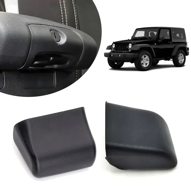 Car Armrest Box Left Side Lock Cover Center Console Button Handle Lid 68359329AA For Jeep Wrangler 2014-2017 Parts Accessories