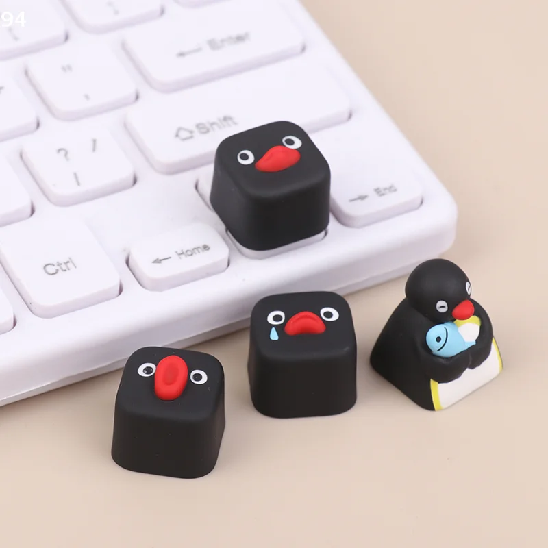 Anime Series Penguin Personalized Creative Resin Mechanical Keyboard Decorative Esc Keycap Gift