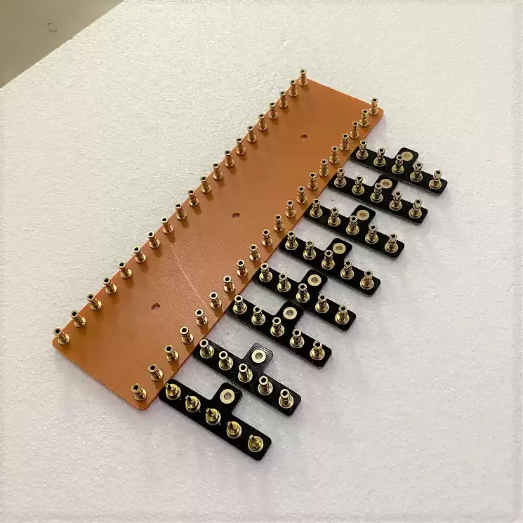 100Pcs Gold‑Plated Pure Copper Turret Terminal Studs, Solder Post Rivets for Tube Amplifier Chassis DIY Audio Wiring Hardware