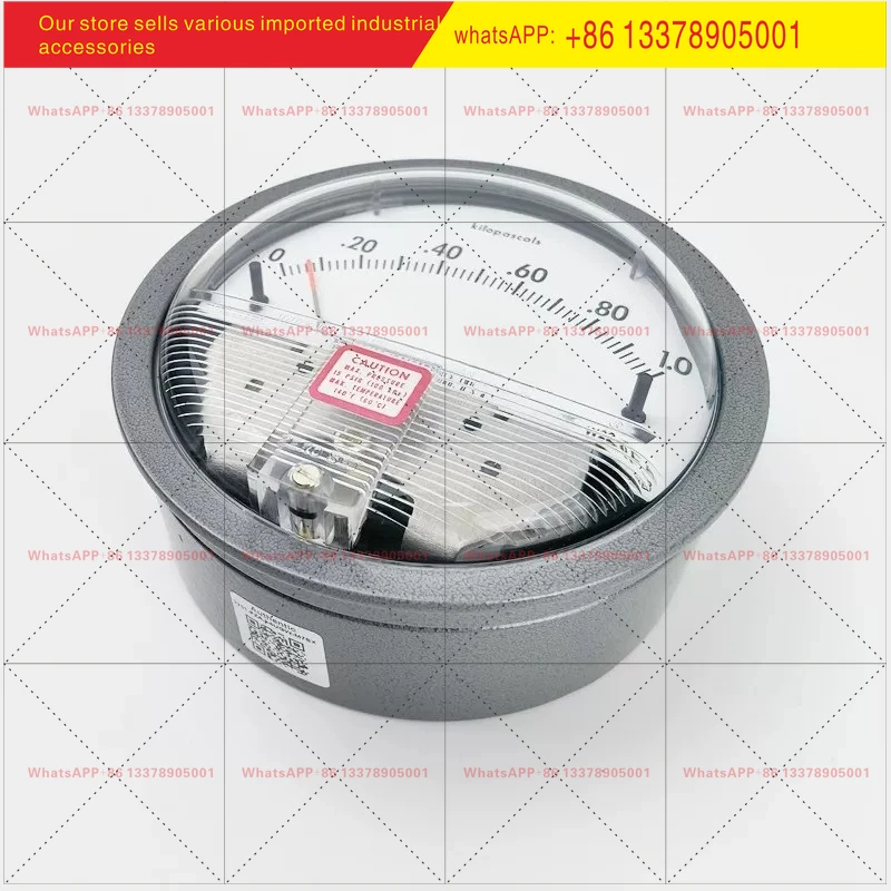 Differential pressure gauge 2000-60pa Pointer clean room differential pressure