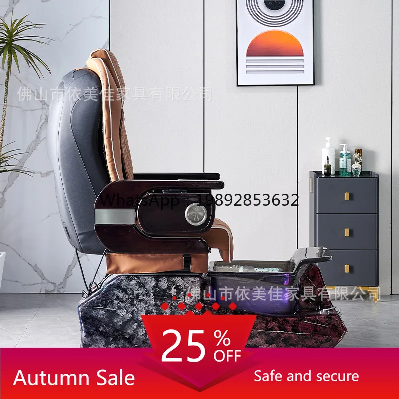 

LYY Electric Manicure Sofa High-end Foot Bath Chair Beauty Manicure Shop Multi-functional Eyelash Pedicure Foot Bath Sofa
