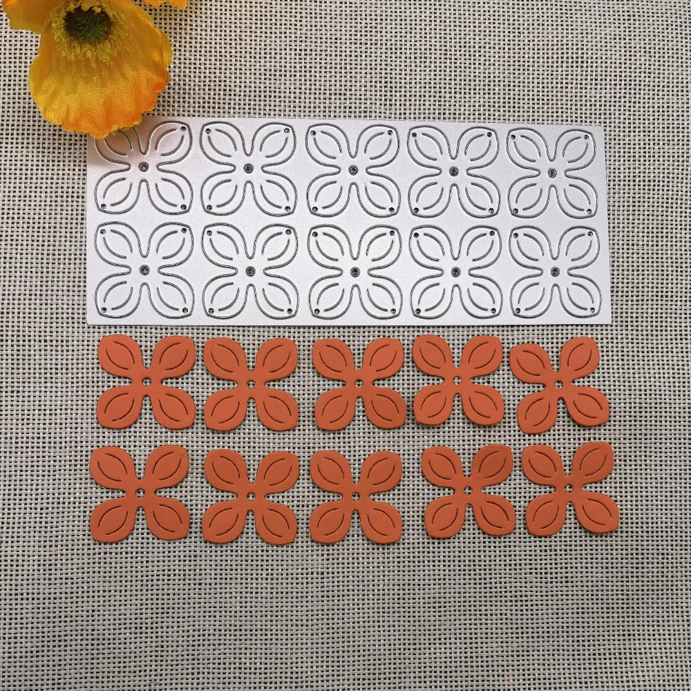 Floret Flowers Frame Metal Cutting Dies Stencils For DIY Scrapbooking Decorative Embossing Handcraft Template