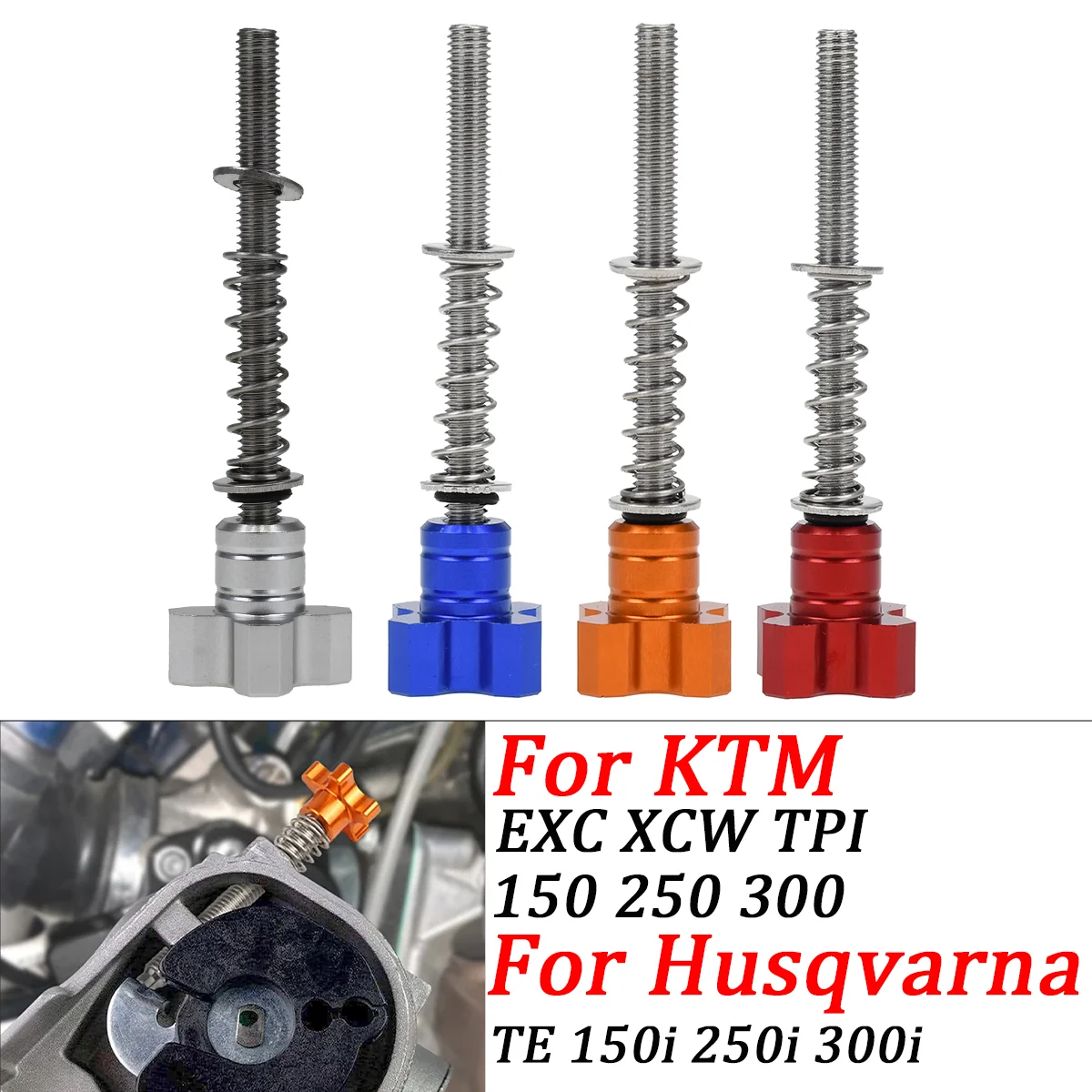 

Motocross Fuel Idle Speed Adjuster Screw For KTM TPi EXC 300 250 XCW TPi 2018-2023 150 XCW TPI 2020-2023 2022 Husqvarna TE150i
