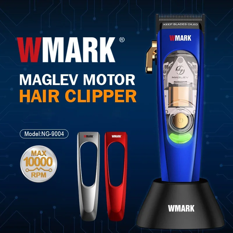 WMARK NG-9004 Professional Men's Hair Clipper 10,000 RPM Cordless