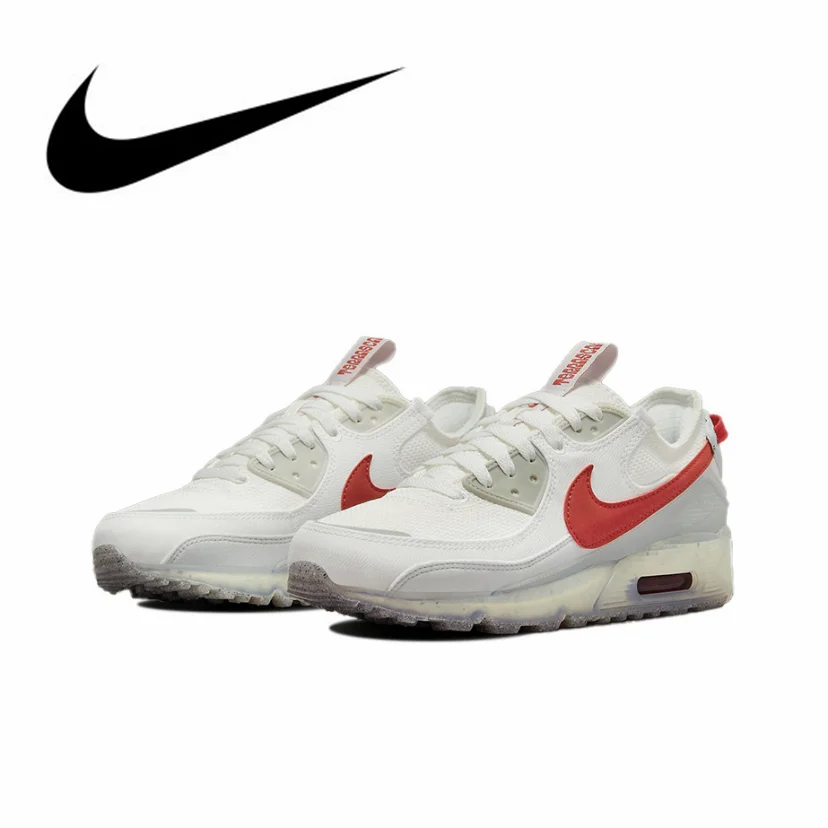 Nike Air Max 90 Terrascape Gym Red Vintage Running Shoes for Men and Women DQ3987-100