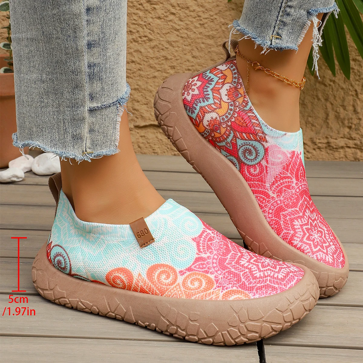 Women Sneakers Comfortable Breathable Slip-On Sports Shoes Spring Soft Bottom Walking Shoes Invisible Heightening Sneakers Women