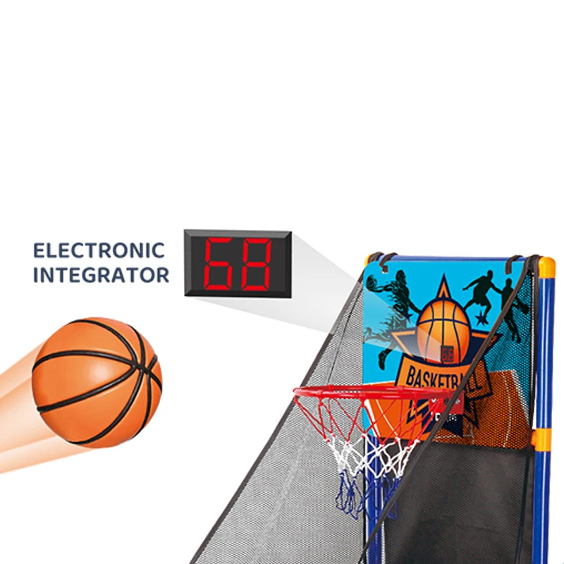 Sport Scoring Game Basketball Football Hockey 3 in 1 Kids Basketball Stand Toy