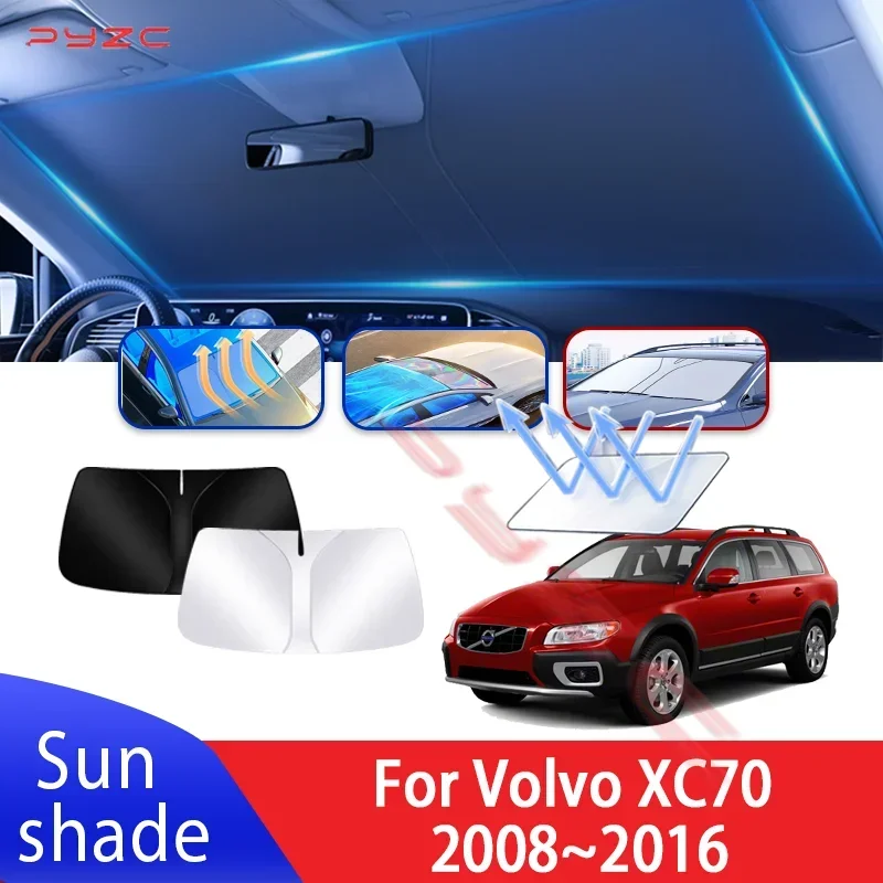 

Car Sun Visor For Volvo XC70 2008~2016 2010 2012 2014 Auto Front Windshield Sunshade Heat Insulation Summer Cooling Accessories