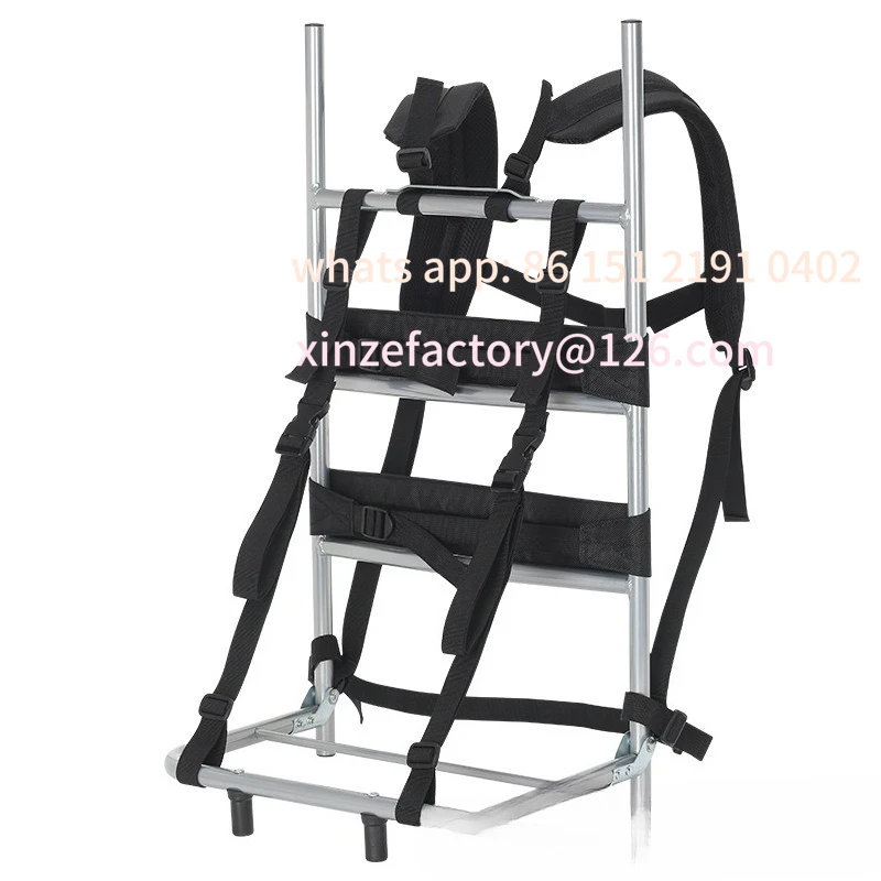 

Customizable Aluminum Alloy Folding Portable Mountaineering Back Frame Tourism Camping Hiking Climbing Carry Luggage Supplies