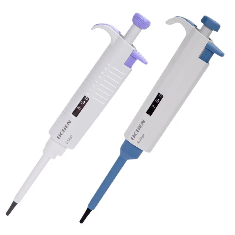 

Whole sterilized pipette, manual single channel adjustable micro pipette gun, continuous digital sampler