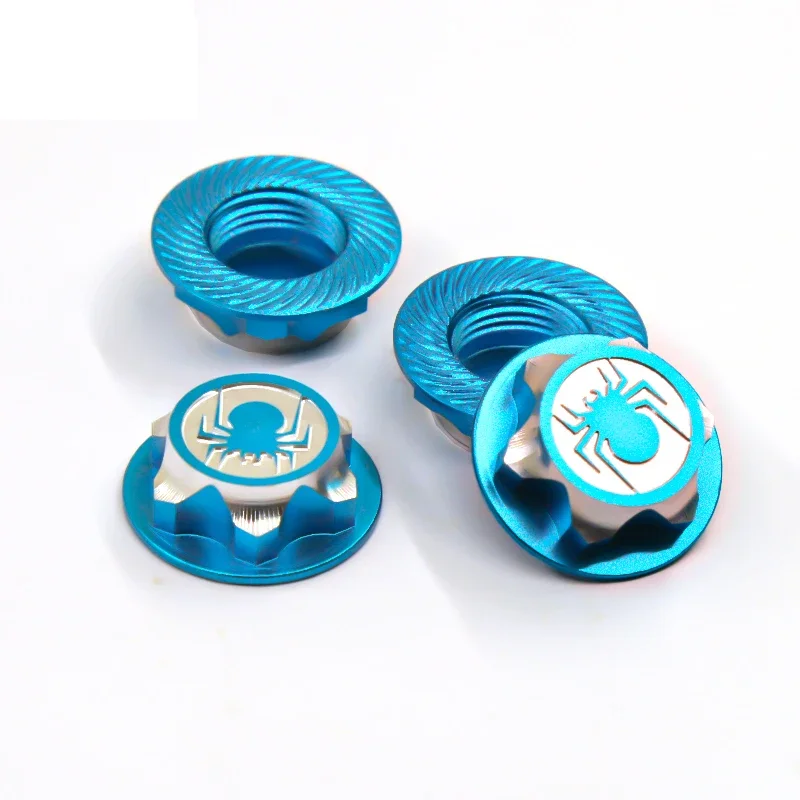 

RS RC 4 шт./лот алюминиевая крышка ступицы колеса противопыльная крышка 17 мм шестигранная гайка для модели автомобиля RC 1:8 противоскользящая крышка колеса