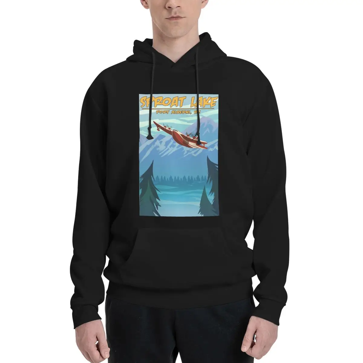 Чоловіча толстовка Spoat Lake Mars Water Bomber Polyester Hoodie Warm Dif Colours Sizes