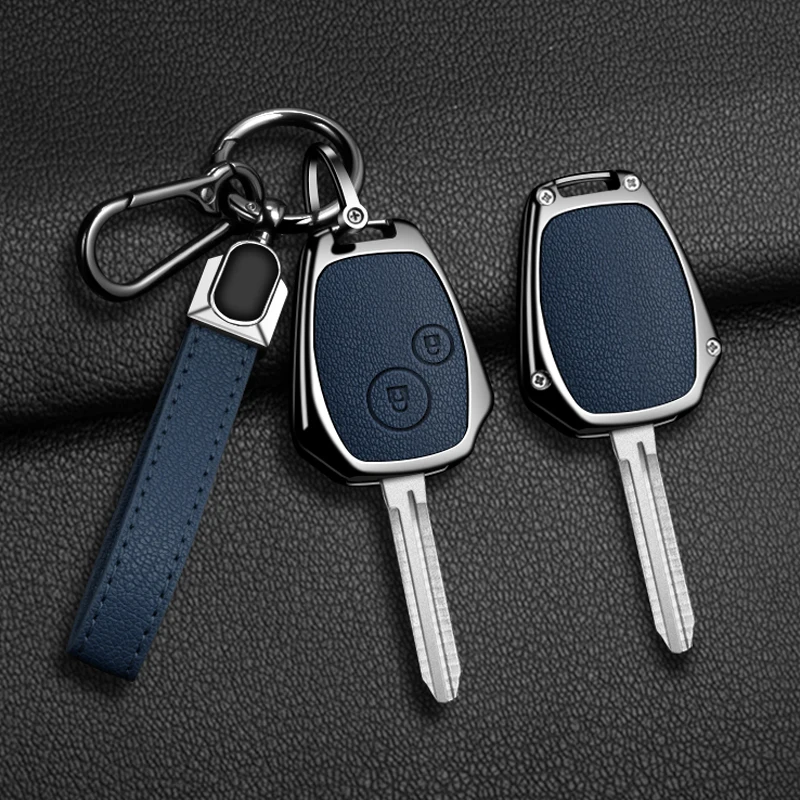 Car Key Case Cover Zinc Alloy Leather For Honda Vezel city Civic 4d 2019 BR-V HR-VCRV Pilot Accord Jazz Jade Crider  Accessorie
