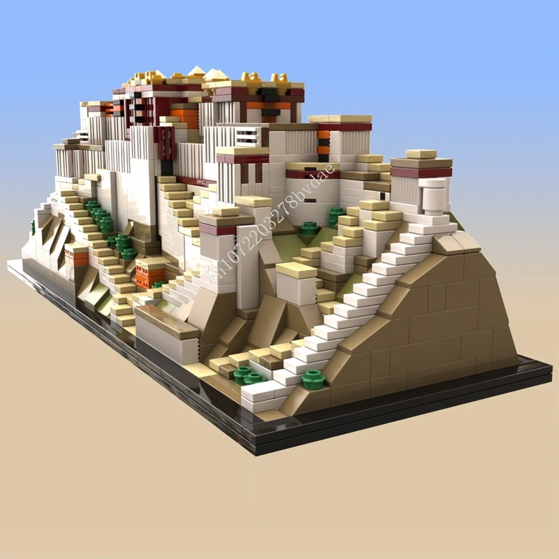 1334 PCS Potala Palace Modular MOC Creative street view Model Building Blocks Architecture DIY Education Assembly Model Toy Gift