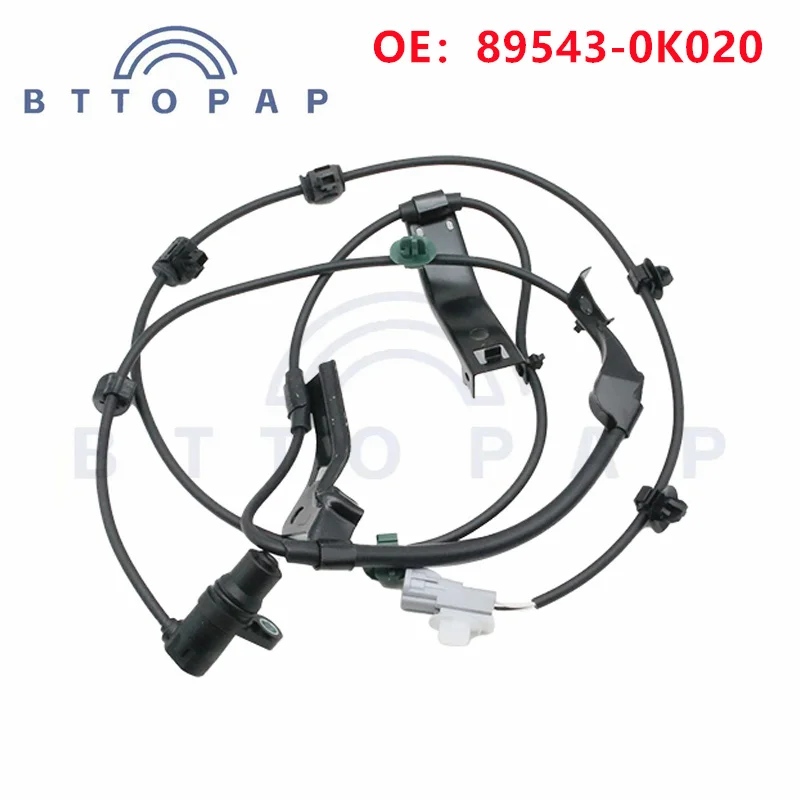 89543-0K020 Front Left ABS Wheel Speed Sensor For Toyota Hilux Vigo Fortuner 2.7L 2004-2015 Series Models Auto Parts 895430K020