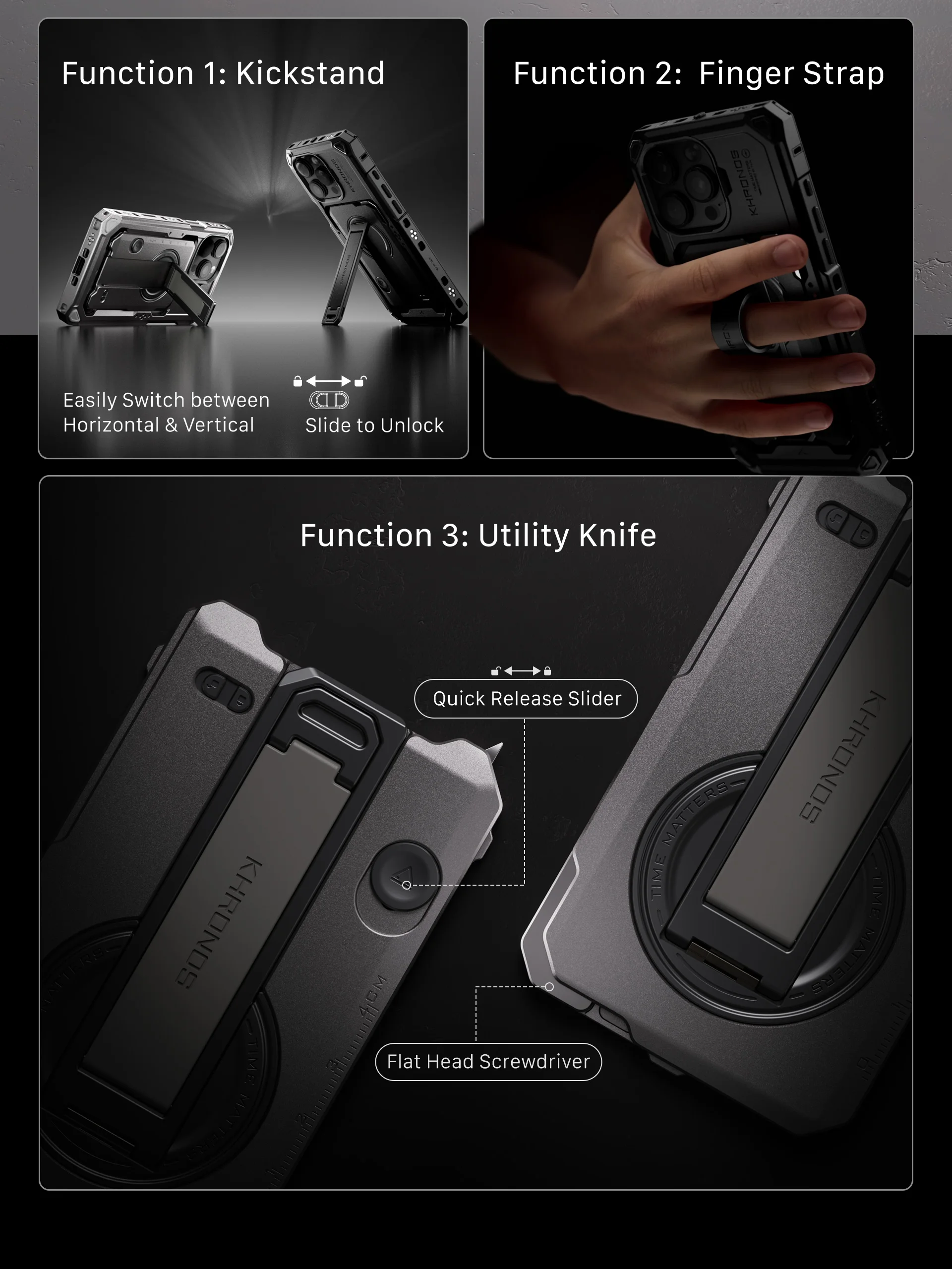 TILTA Khronos Cage Kit für iPhone 16 Pro/Pro Max mit Magnetkartenhalterung – Detail 16